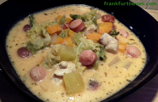 Hogyan készül a frankfurti leves? Frankfurti leves gazdagon, frankfurti leves recept