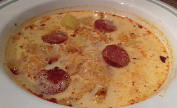 frankfurti leves kolbásszal