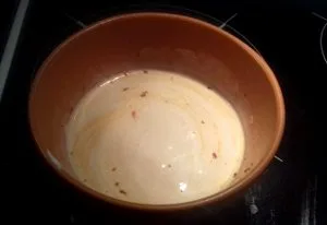 frankfurti leves savanyú káposztával habarás