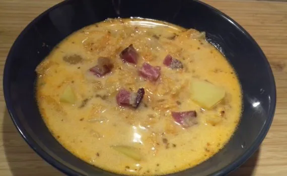 frankfurti leves sonkával